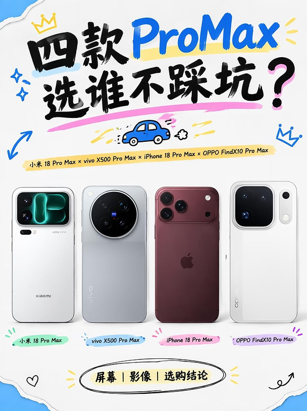 四款ProMax选谁不踩坑？