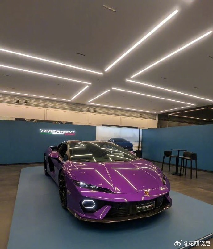 新年伊始，紫色的Lamborghini Temerario映入眼帘，象征着八方来财、紫气东来，财运亨通。真是令人赞叹不已。 ​​​