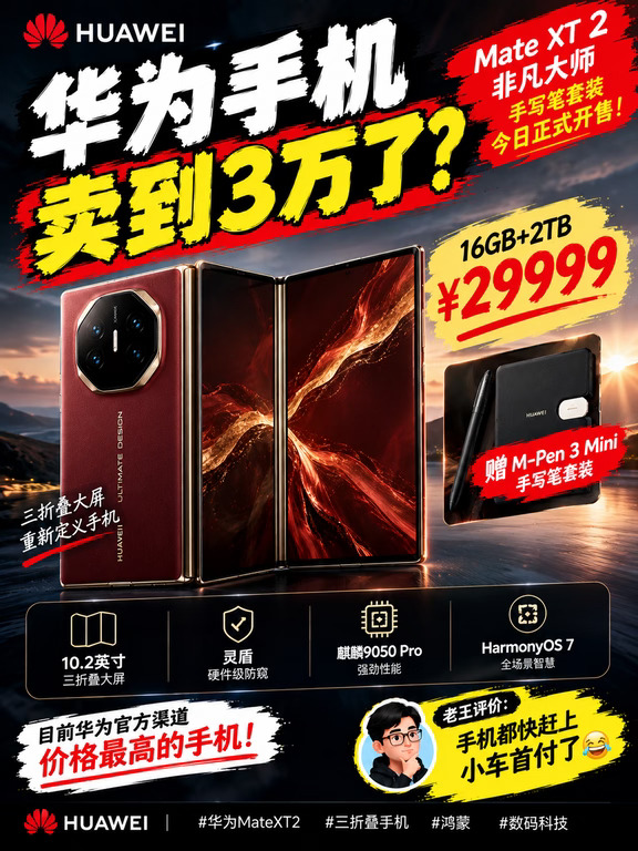 🔥华为手机卖到3万了？
