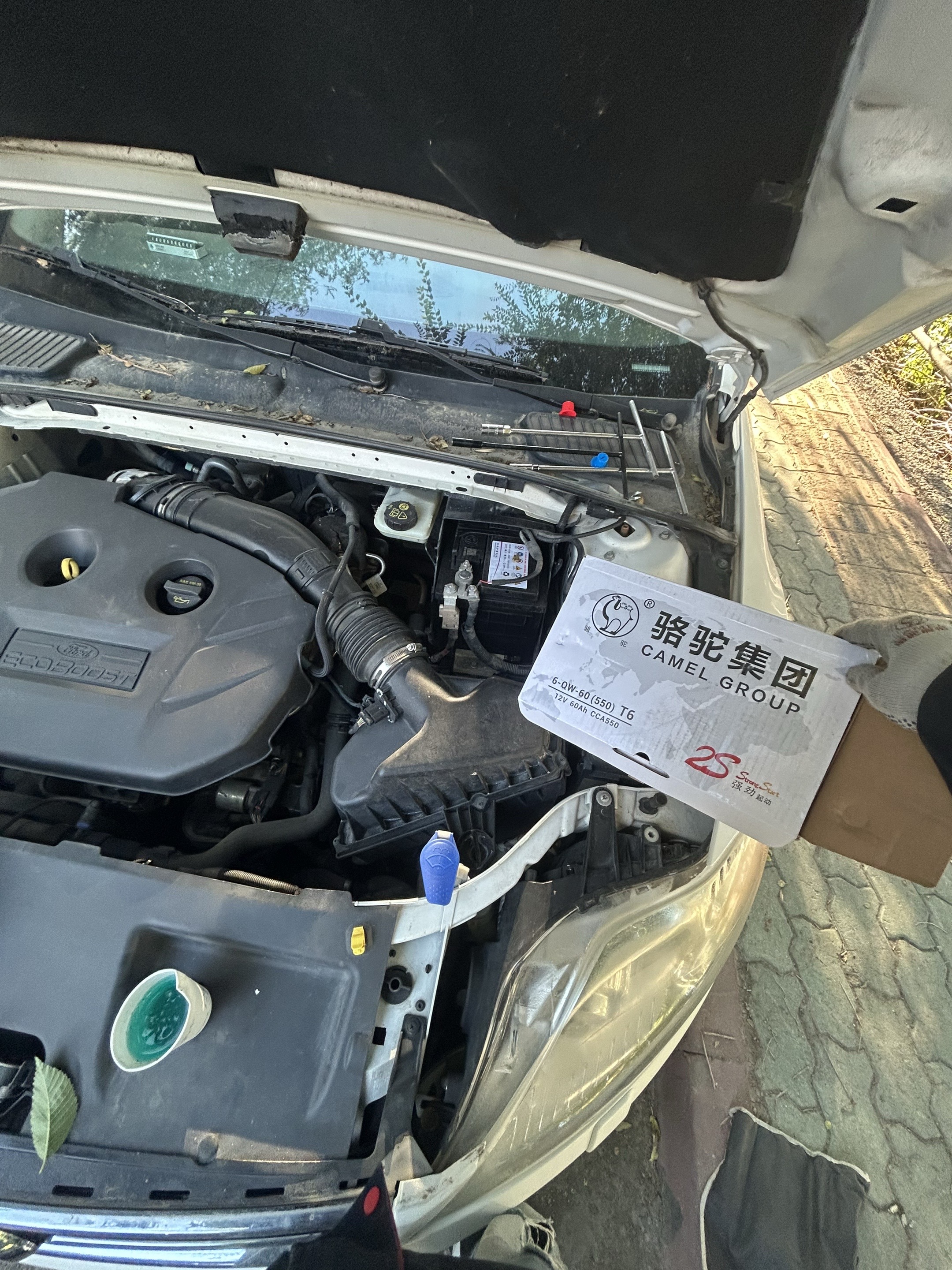 福特蒙迪欧致胜 更换电瓶T6