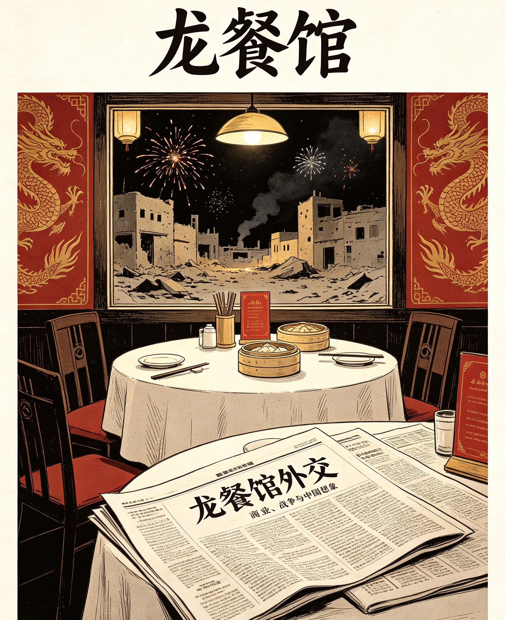 #外媒质疑龙餐馆外交# 《经济学人》特意给《欢迎来龙餐馆》写了一篇影评，题目是：无论电影还是现实，中国都在推行“龙餐馆外交”。

文章看着是推荐大家去观看电影。
但是提及到的一些观点，依旧充斥着西方视角的傲慢与阴阳怪气。

过去十年里，许多人把另一部《战狼》当作中国强硬外交姿态的代名词。 ​