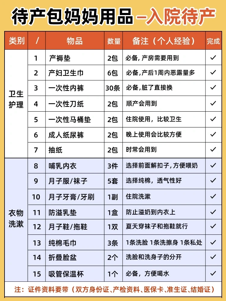 产后分享‼️待产包详细攻略✅新手妈妈看过来