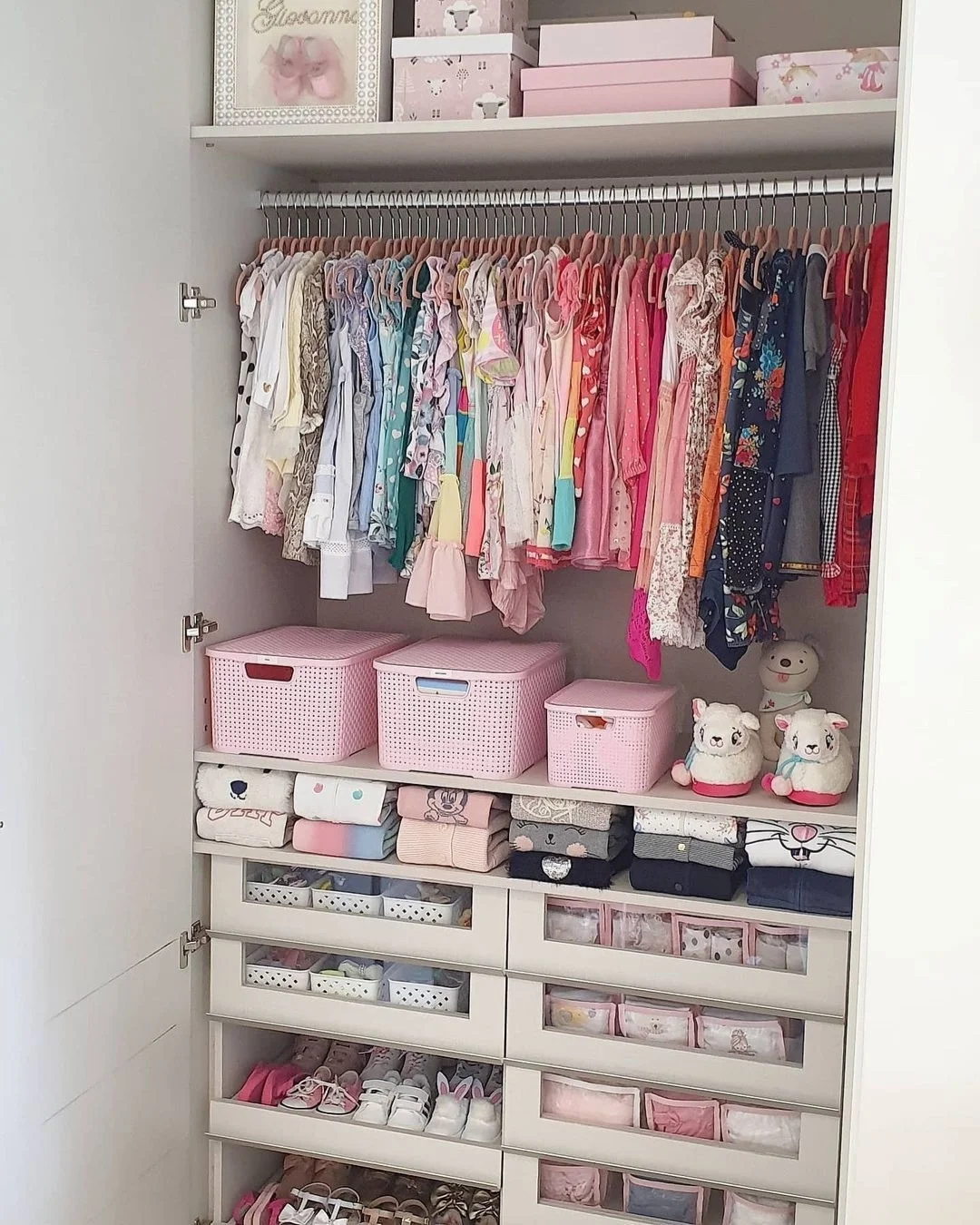 被问1000遍的儿童衣柜收纳，衣物整齐好拿