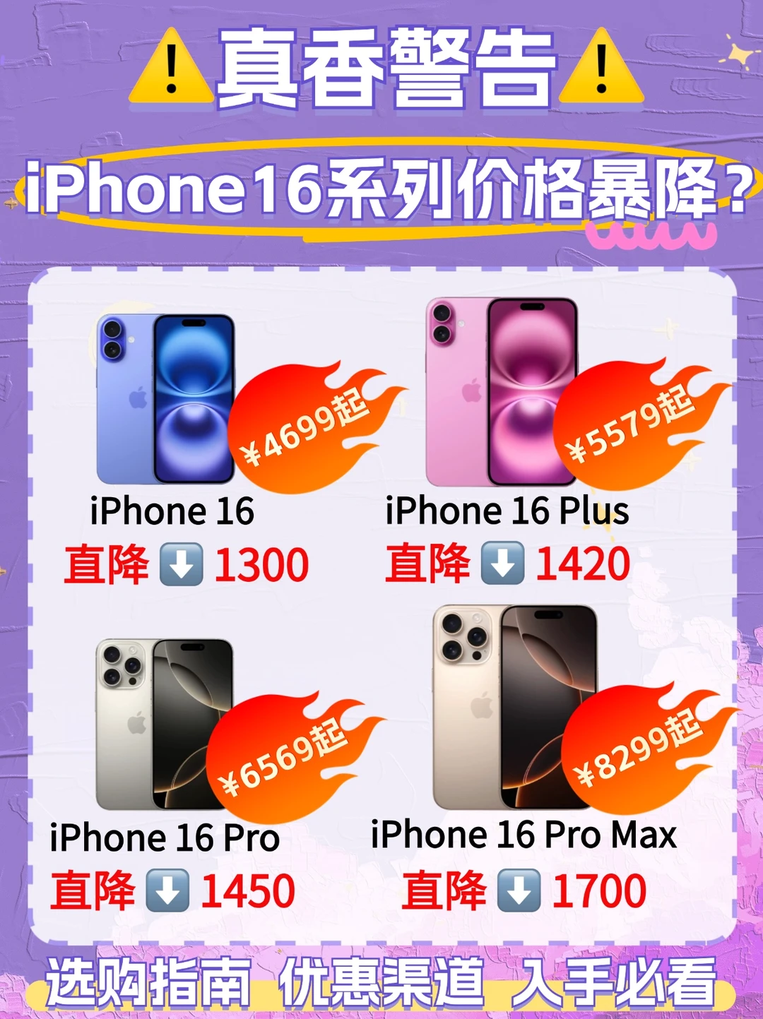 iPhone16系列怎么选❓看这篇选购攻略就够了！