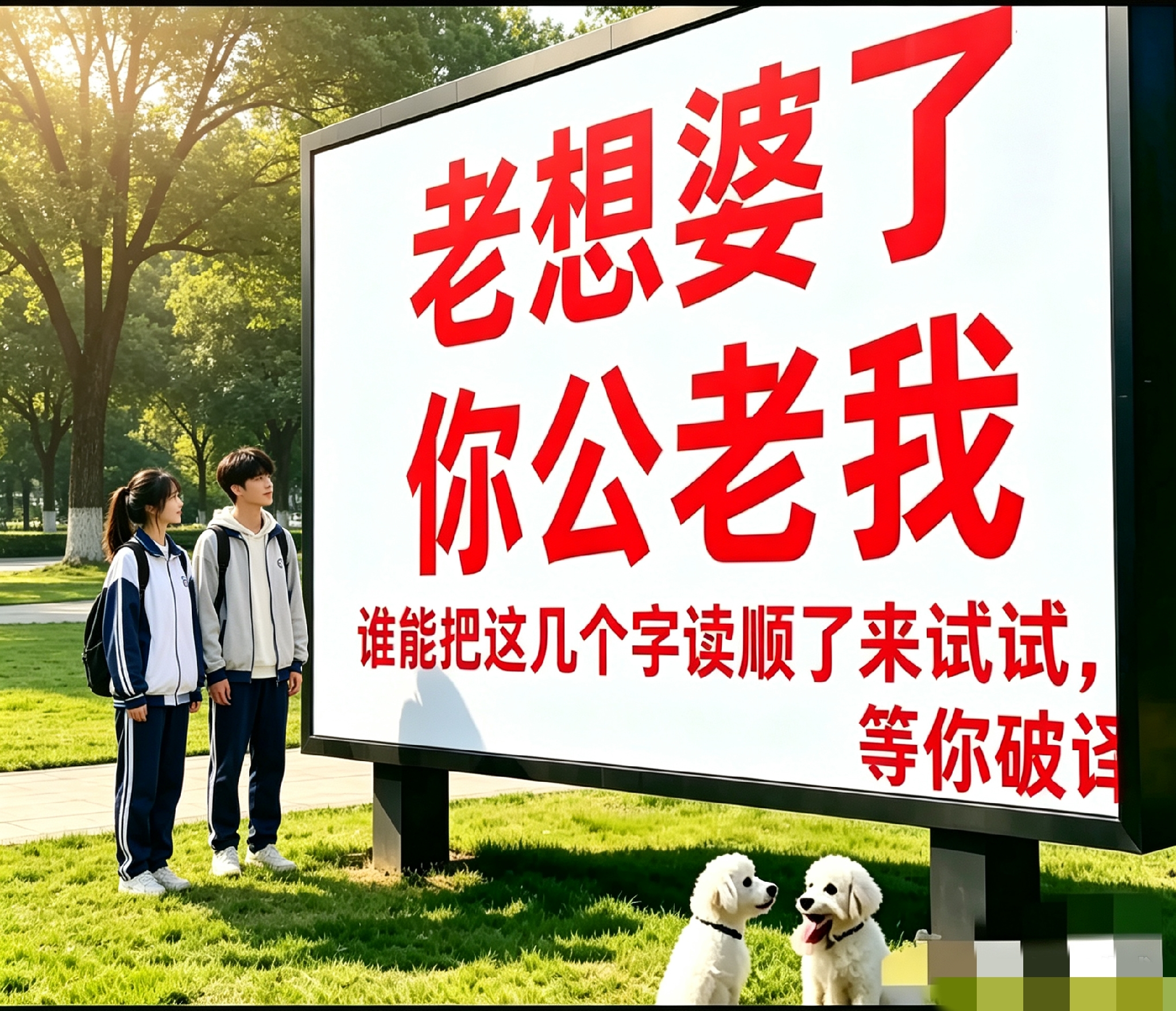 不是我吹！我估计90%的人都读不顺这个句子，谁要是能一眼读顺，我拜你为师！