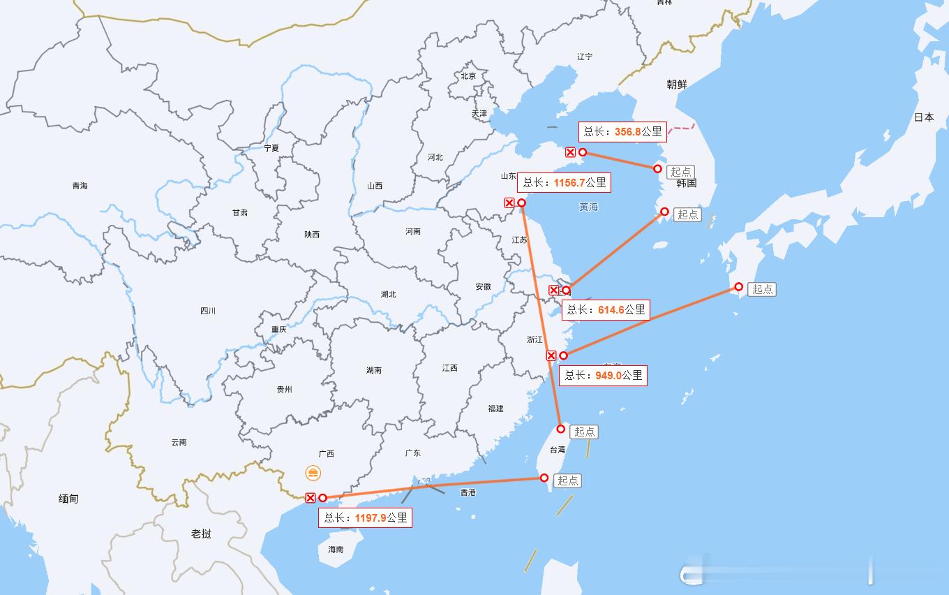平陆运河开通了，大家将注意力集中在降低物流成本上，刚看地图才意识到，官方还有一个重大的战略布局没好意思明说：国家战略安全，广西是我国沿海地区距离敌对势力最远的地方，一旦中美军事对抗，广西就是我国最安全的出海口，越南一直在中美之间保持平衡，不属于敌对势力，而且有陆地接壤，完全不必担 ​