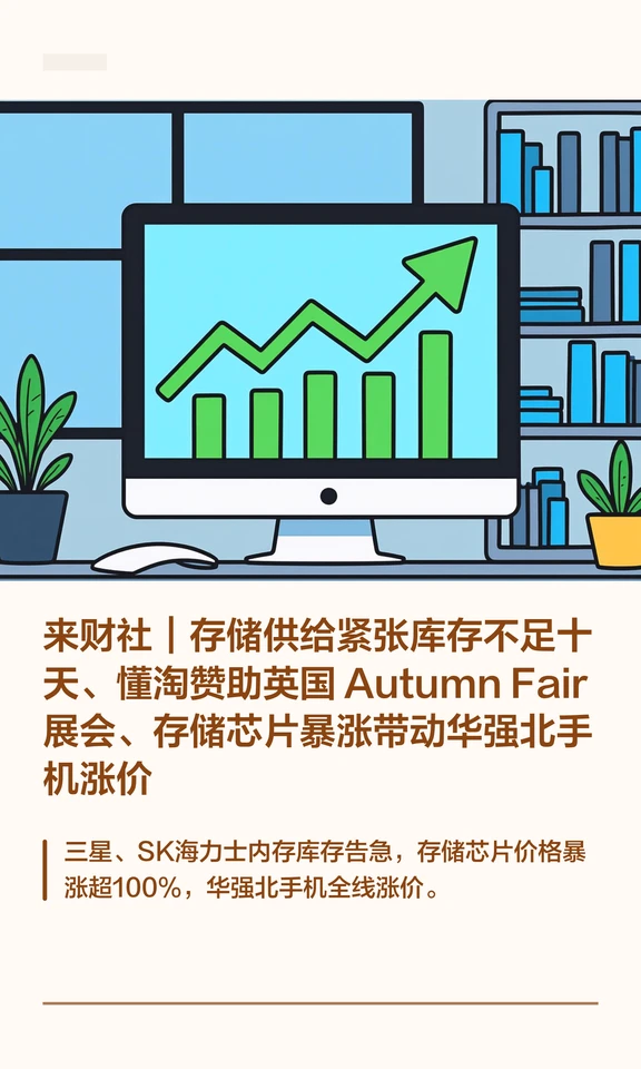来财社｜存储供给紧张库存不足十天