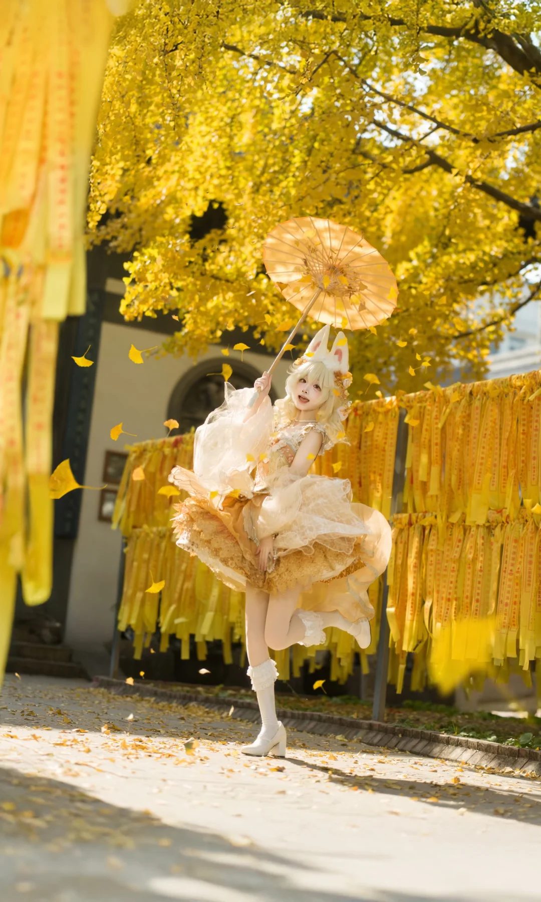 “玉总来看银杏喽”