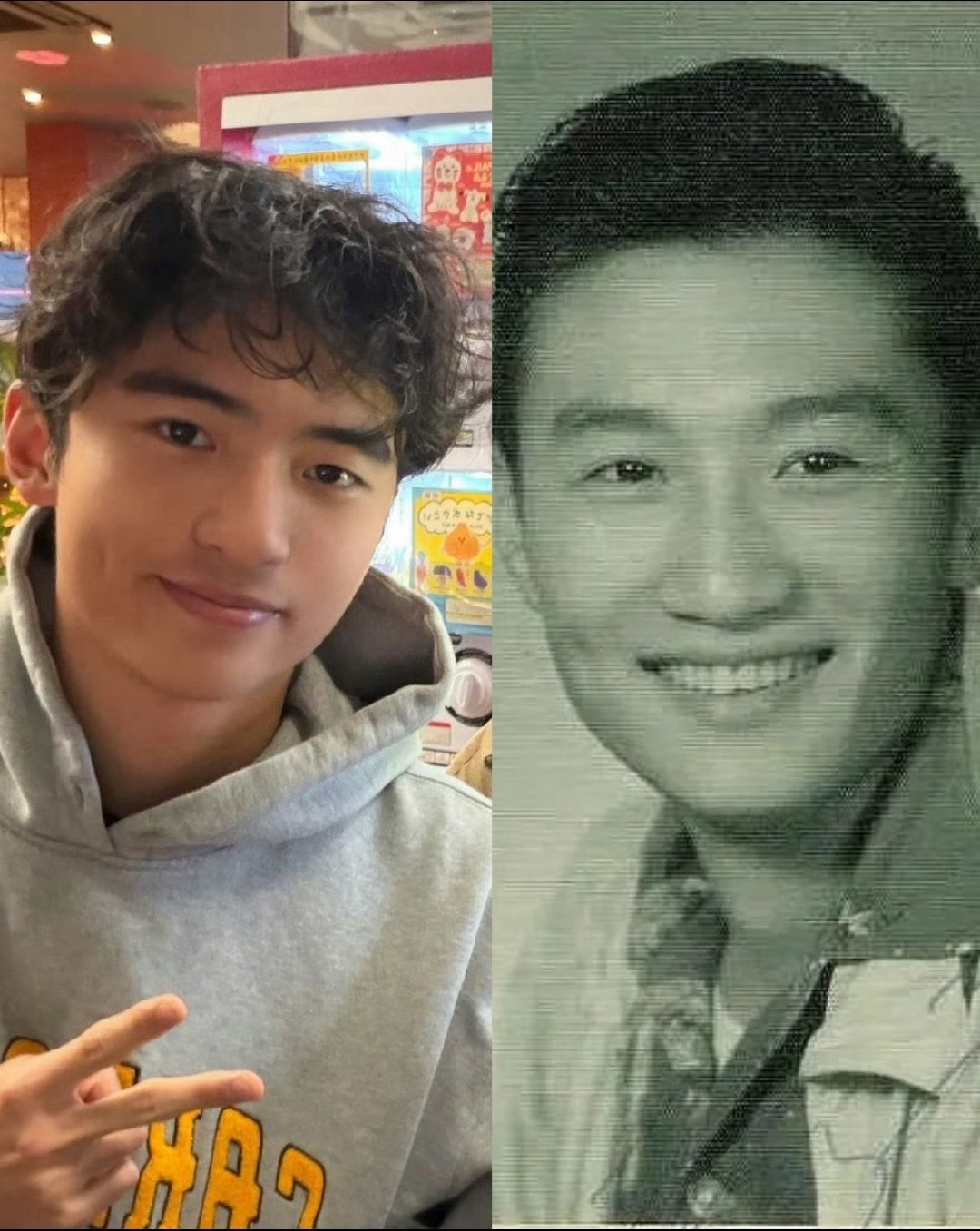 谢霆锋张柏芝的大儿子Lucas在悉尼被拍，脸颊下巴很像爷爷谢贤，老牌港星的长相。 ​