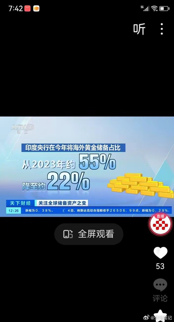 #多国黄金大搬家#一场看不见硝烟的“黄金大迁徙”正在全球上演。

荷兰正式把86吨黄金储备，从美国转移到伦敦存放 。

在此之前，德国、法国也纷纷调整本国黄金储备的存放地点，重新规划家底的安置。#财经# ​