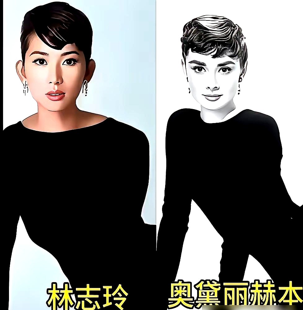 杨幂试了7次都没搞定的赫本造型，居然被吴昕盘活了。

这事挺反直觉的。圈里女星模仿赫本，萧蔷说过句大实话：多数人只描个皮，纯真劲儿学不来。杨幂卡在下巴弧度，林志玲输在太瘦没饱满感，高圆圆妆一浓味道就偏了。

谁能想到，以前在快本当背景板没人当回事的吴昕，穿条小黑裙，大眼睛高鼻梁配上法式短发，脸简直像