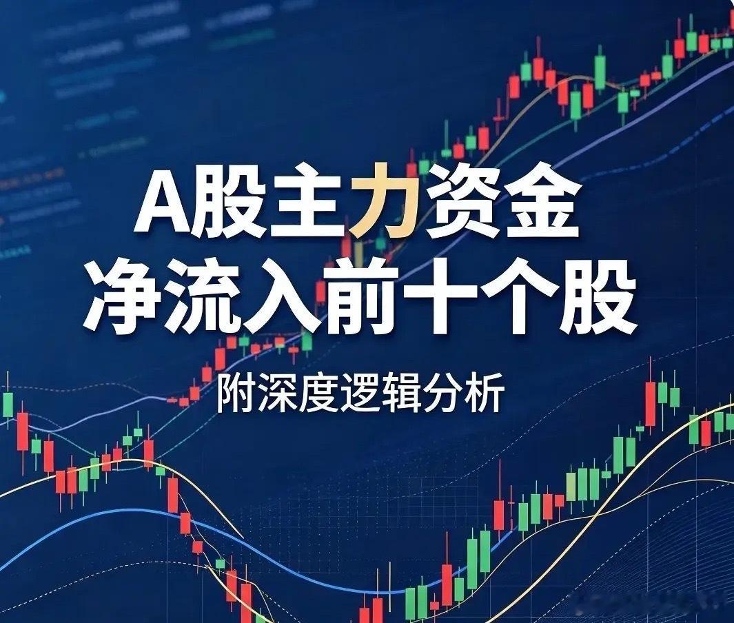 A股主力资金净流入前十个股出炉！附深度逻辑分析
 
今日市场结构性分化明显，沪指震荡筑底，板块快速轮动，资金选择集中进攻科技制造、人形机器人、PCB等方向。下面是今日主力资金净流入前十个股，附带赛道与资金逻辑解读，方便大家看清主力偏好。
1、长盈精密：消费电子+机器人结构件双赛道，机器人关 ​