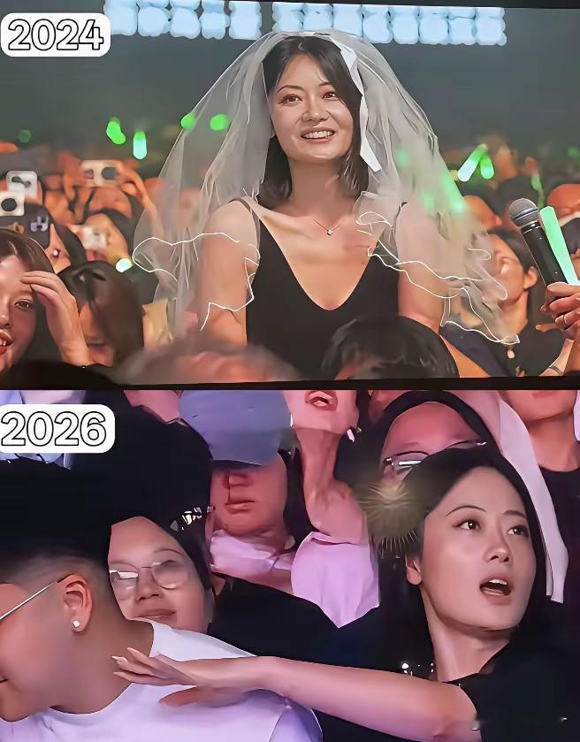 萧敬腾演唱会上爆火的女孩被网友深挖，原来她并不是第一次出现在萧敬腾的演唱会现场。早在两年前，她就到场看演出，当时同样被现场抽中互动，面对镜头从容大方，一点都不怯场，不少网友就此猜测她或许是付费网红。

时隔两年，这段现场名场面再度出圈。她在镜头前拒绝男友，转身亲吻闺蜜，强烈的反差感让这条视频迅速刷屏
