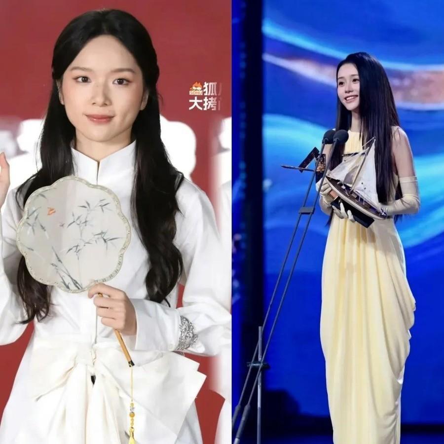 同一部电影捧出两个素人女主。一个提名金鸡最佳女主角两天后走上芭莎红毯，评论区从夸转成挑刺。另一个穿着淡黄长裙、胳膊上套着防晒冰袖上台领奖，全网夸她松弛。
这两个人，李思潼和王晓慧，四个月前还站在同一条起跑线上。
四个月，两条红毯，两种反馈
2026年4月30日，《给阿嬷的情书》上映。李思潼饰南枝，王