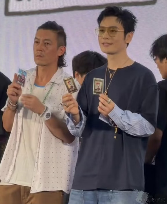 陈冠希和黄晓明罕见同台#娱乐圈 #男明星 #黄晓明 #陈冠希