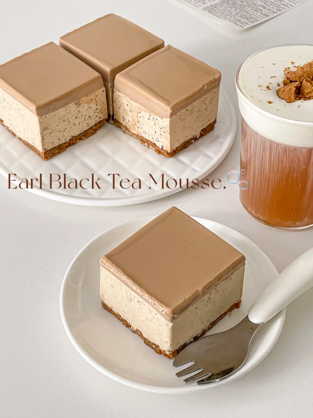 免烤箱‼️伯爵红茶慕斯🍂入口即化超丝滑✨