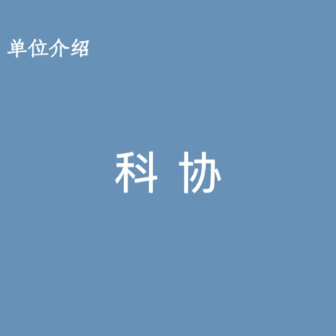 宝子们，这是科协