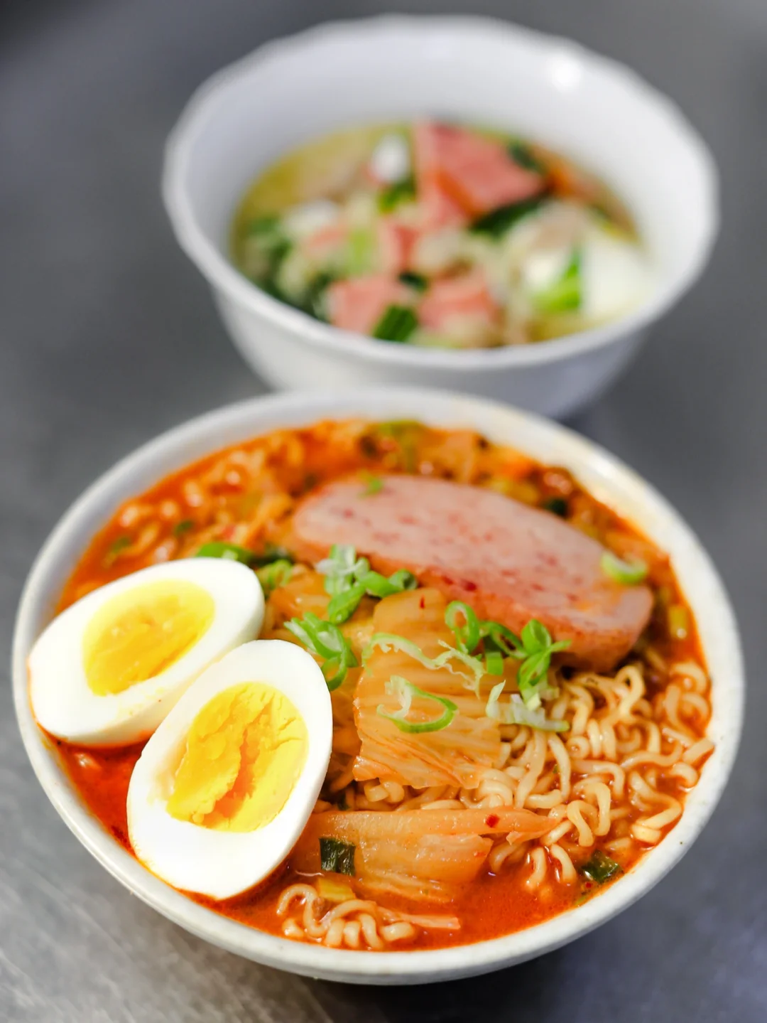 坚持做100种面不重样（37）辣白菜汤面