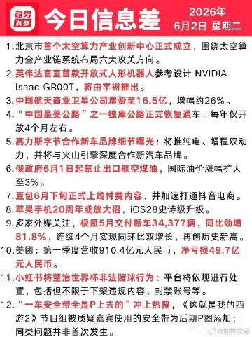6月2号星期二