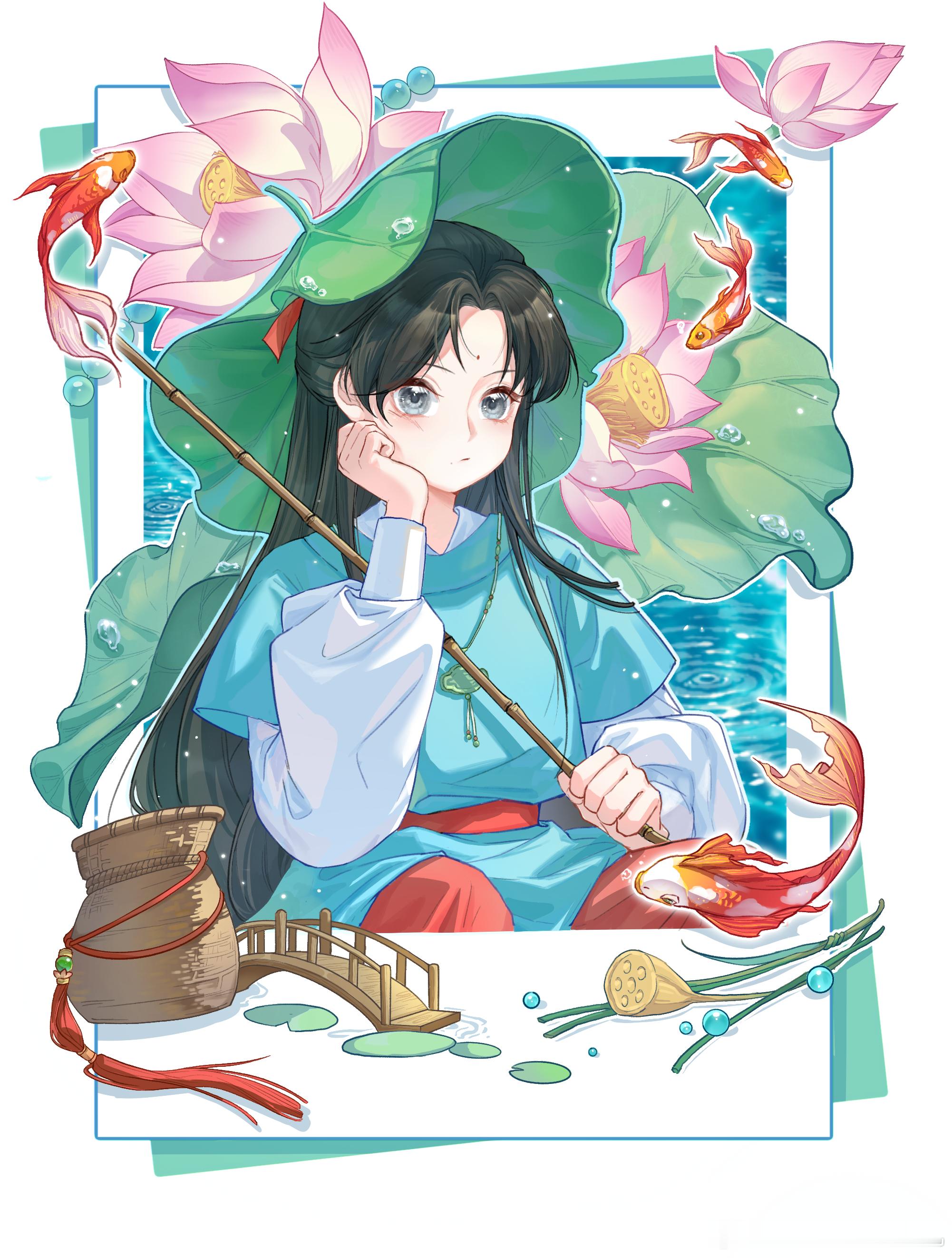 【0550】【吴越杂说·卷二】钱俶十岁善钓，尝独得九斤鲩。顾亦时有失。孟夏酷暑，俶携篓竿，钓于小塘。久候无鱼，怏怏而归。
诸兄闻之，募数善泅者，没水潜行，附鱼于钩。翌日，俶垂竿，连获大鱼数十尾。

注：《吴越杂说》，作者佚名，一部专注记载钱家九郎日常生活的小说集，据称"比正史更野，比野史 ​