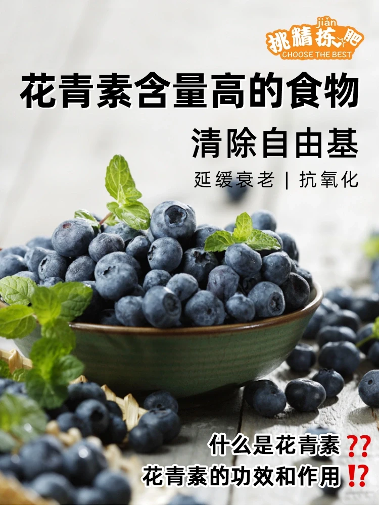 🔍健康科普-花青素含量高的食物