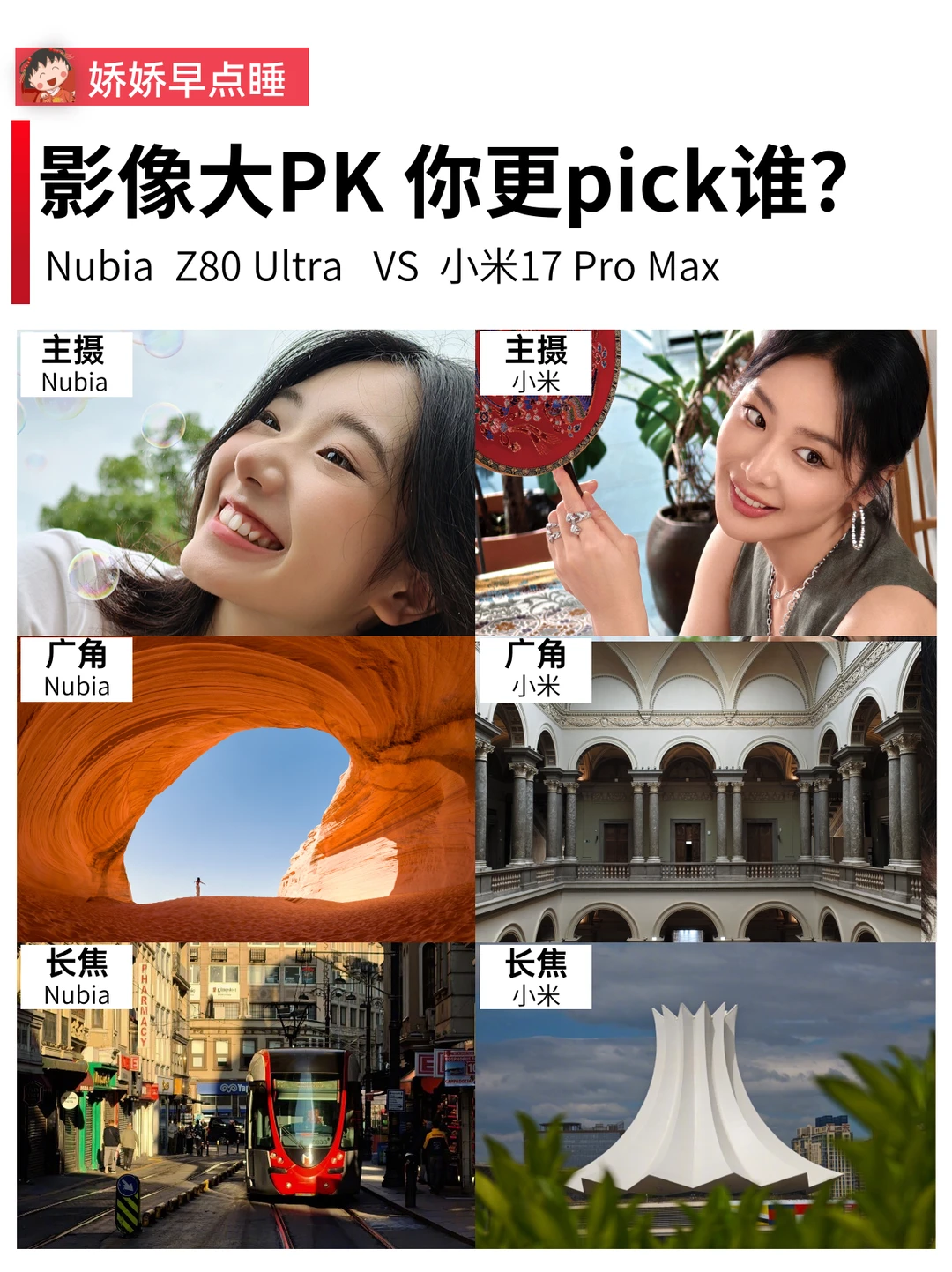 手机影像PK！小米🆚努比亚谁更强？