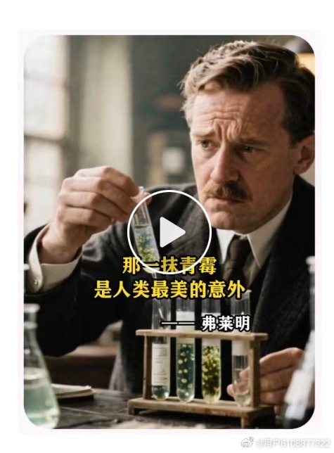你吃的每一粒消炎药都欠他一句谢谢，他拯救了超过两亿条生命。

如果当初他申请专利，今天的世界首富很可能不是马斯克，而是他。

可他离世时，存折上只剩三十七英镑，皮鞋穿了十五年，鞋底磨薄了就钉块皮子继续走。

制药巨头把专利合同推到他面前，他只摆了摆手：
青霉素是大自然的作品，没有人有资 ​