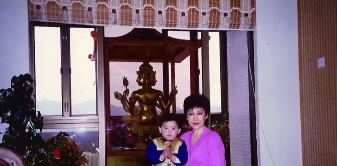 1987年1月29日那会儿，刚满两岁出头的向佐被丁佩抱在怀里，胖嘟嘟的模样跟父亲向华强简直是一个模子刻出来的

当时39岁的丁佩早就和向华强办完了离婚手续，但两家的关系却处得比很多普通亲戚还要亲近，镜头前看不出一丁点隔阂

向佐以前跟易立竞聊天时就提过这茬，两岁前他白天基本都在这位大妈家里待着，天黑