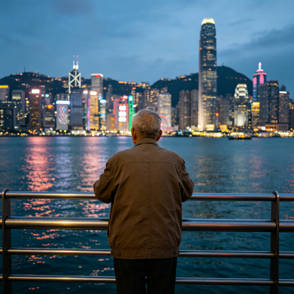 看到说董建华公祭仪式在港举行，我一下就想起去年第一次去香港那趟。

我退休后办了港澳通行证，第一次去香港。坐高铁到深圳，从罗湖口岸过去，一出地铁就跟电视里看的一样，到处是高楼，人走路都比咱这边快。我在维港边站了半天，看着对面灯火通明的楼，说不出话。

旁边一个旅行团的导游说，这就是维多利亚港，晚上看