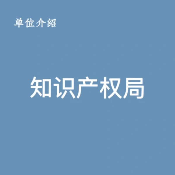 宝子们，这是知识产权局