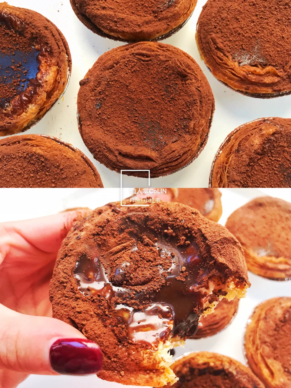 惊呆了❗️比脏脏包更污的爆浆脏脏蛋挞，酥脆流心❗️完美配方🥧