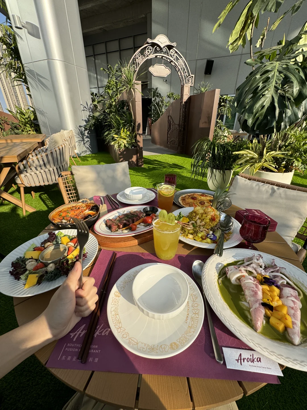 佛山新的！空中花园漂亮饭💐！美哭了🥹