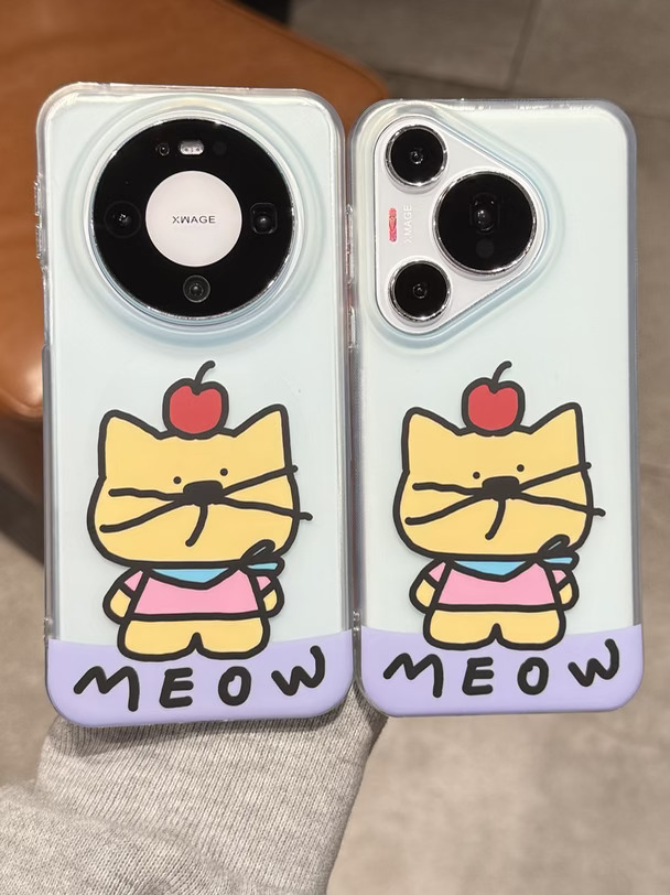 透蓝🧊苹果小猫🐈~华为P70pro也太可爱啦！！！