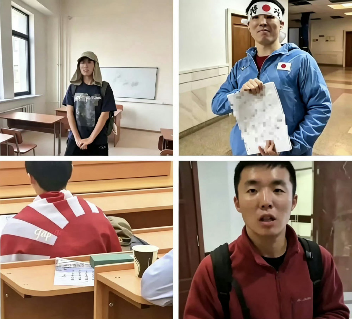 #身披旭日旗中国留学生已被遣返#

如果可以，直接毙了！ ​