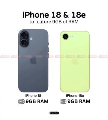 iphone18和iphone18e要上9GB内存了！