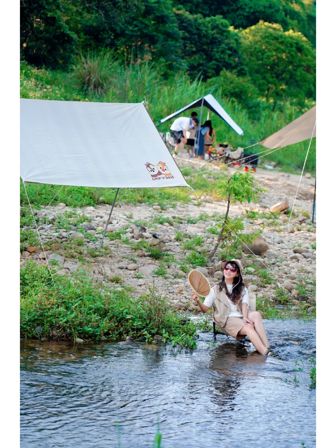 广州避暑🏞来清凉的溪水中过夏天