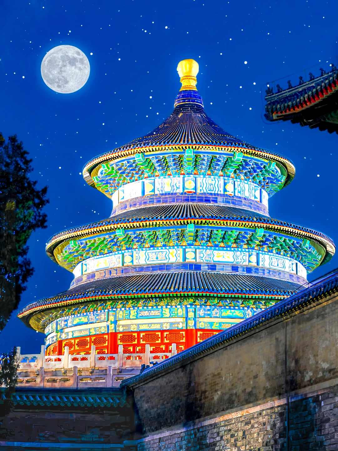 来北京，一定一定要看一次天坛夜景啊！！！