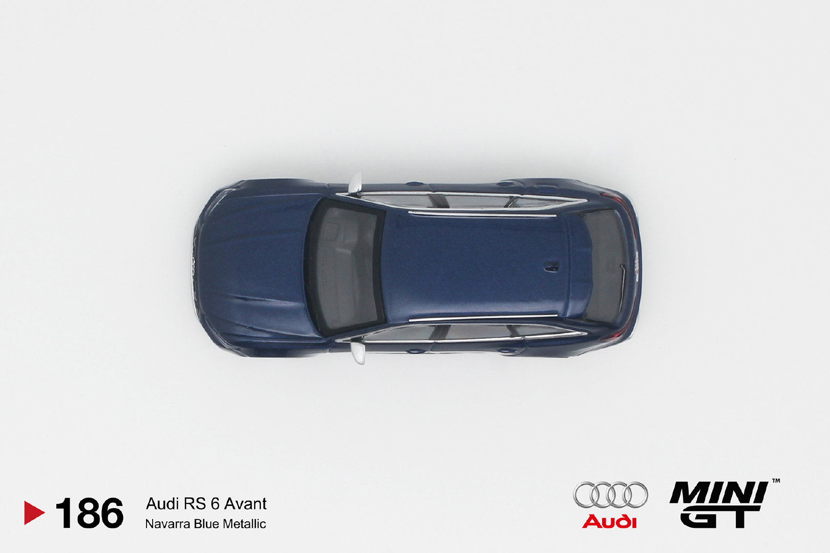 MINIGT 186 奥迪 RS 6 Avant 纳瓦拉蓝金属漆 Audi RS 6 Avant Navarra Blue Metallic#64比例车模[超话]##奥迪[超话]##汽车模型[超话]# ​