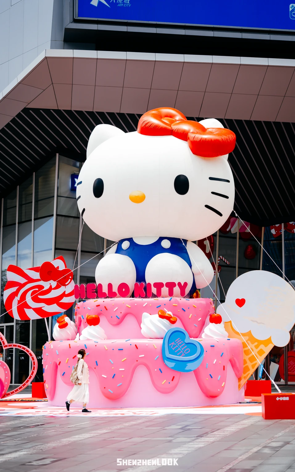🎀深圳Hello Kitty痛城！8.8米巨型Kitty超甜