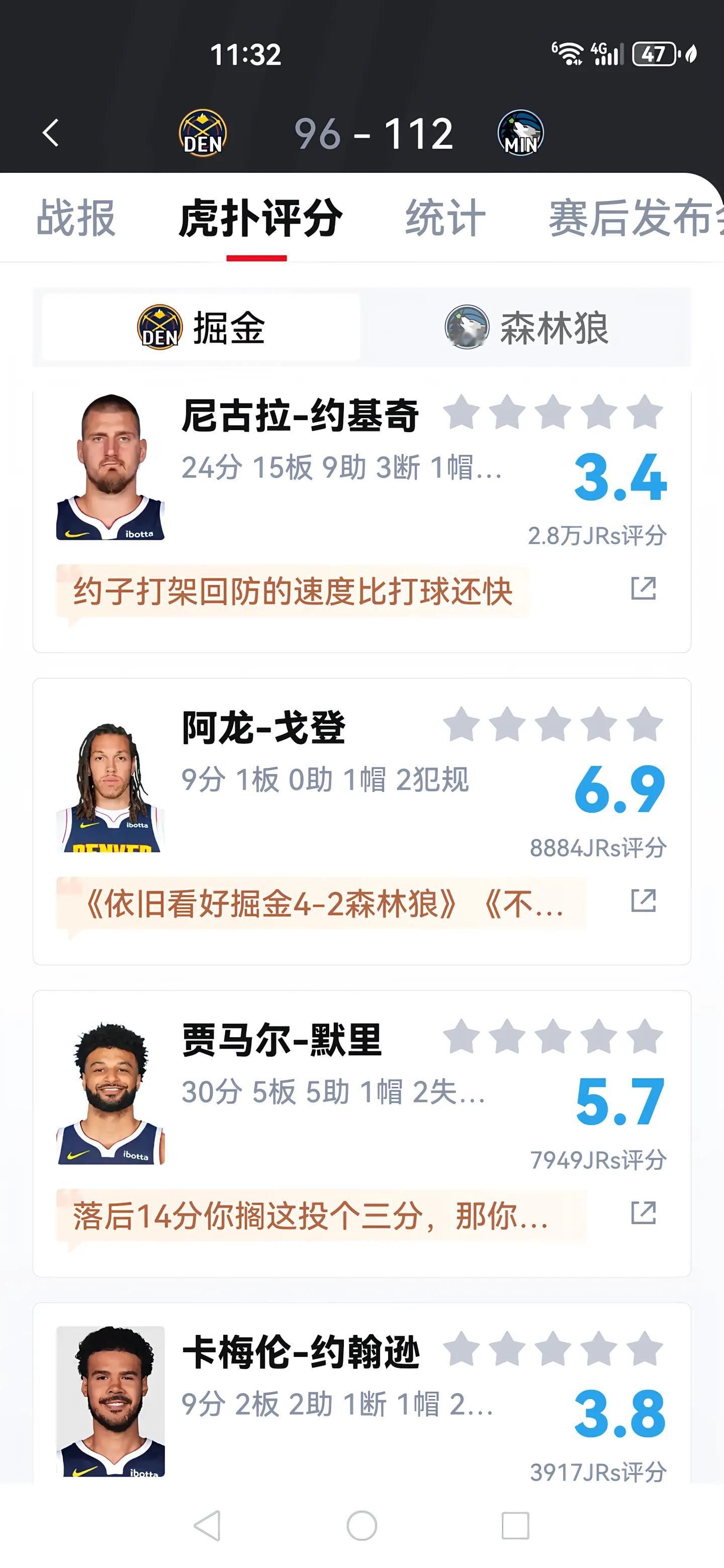 掘金你真是拉到爆了，还拿冠军，直接重建吧。