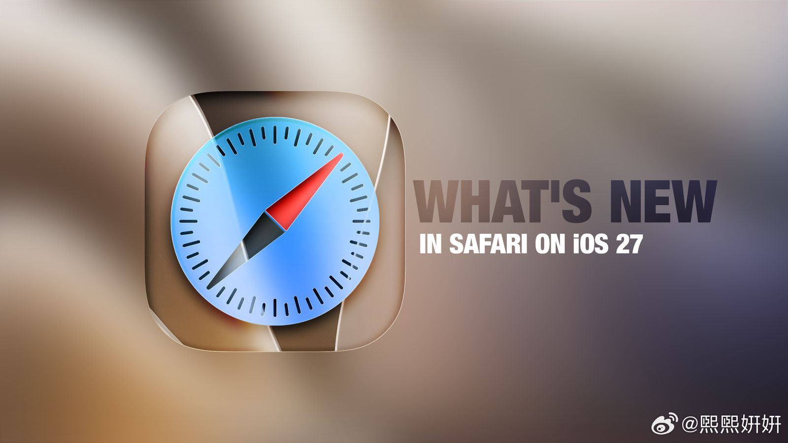 Safari是Apple在iOS 27中重点打磨的应用之一，搭载多项全新Apple智能功能，从自动整理标签组到自定义扩展程序，Safari迎来大量实用新能力。

自动标签整理：
Safari借助Apple智能，将打开的标签页按照相关主题自动归类，把同类内容聚合在一起，方便用户浏览已打开的标签页。

如果你一边搜索新沙发，一 ​