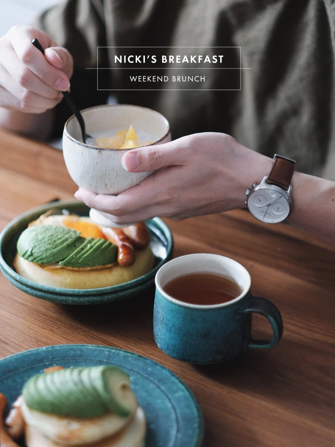 秋季色彩早午餐｜0失误的咸口松饼蛋糕