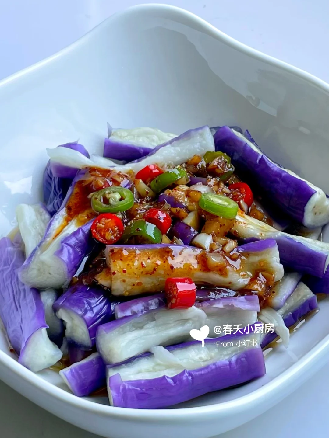 🔥巨下饭‼️零失败蒜香茄子，好吃到舔盘‼️