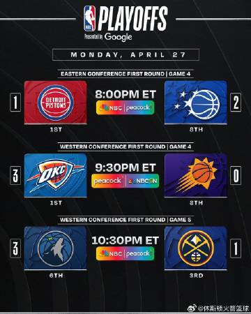 NBA季后赛所有比赛兔费直播及回放⬇️<br /><br /> （复制...