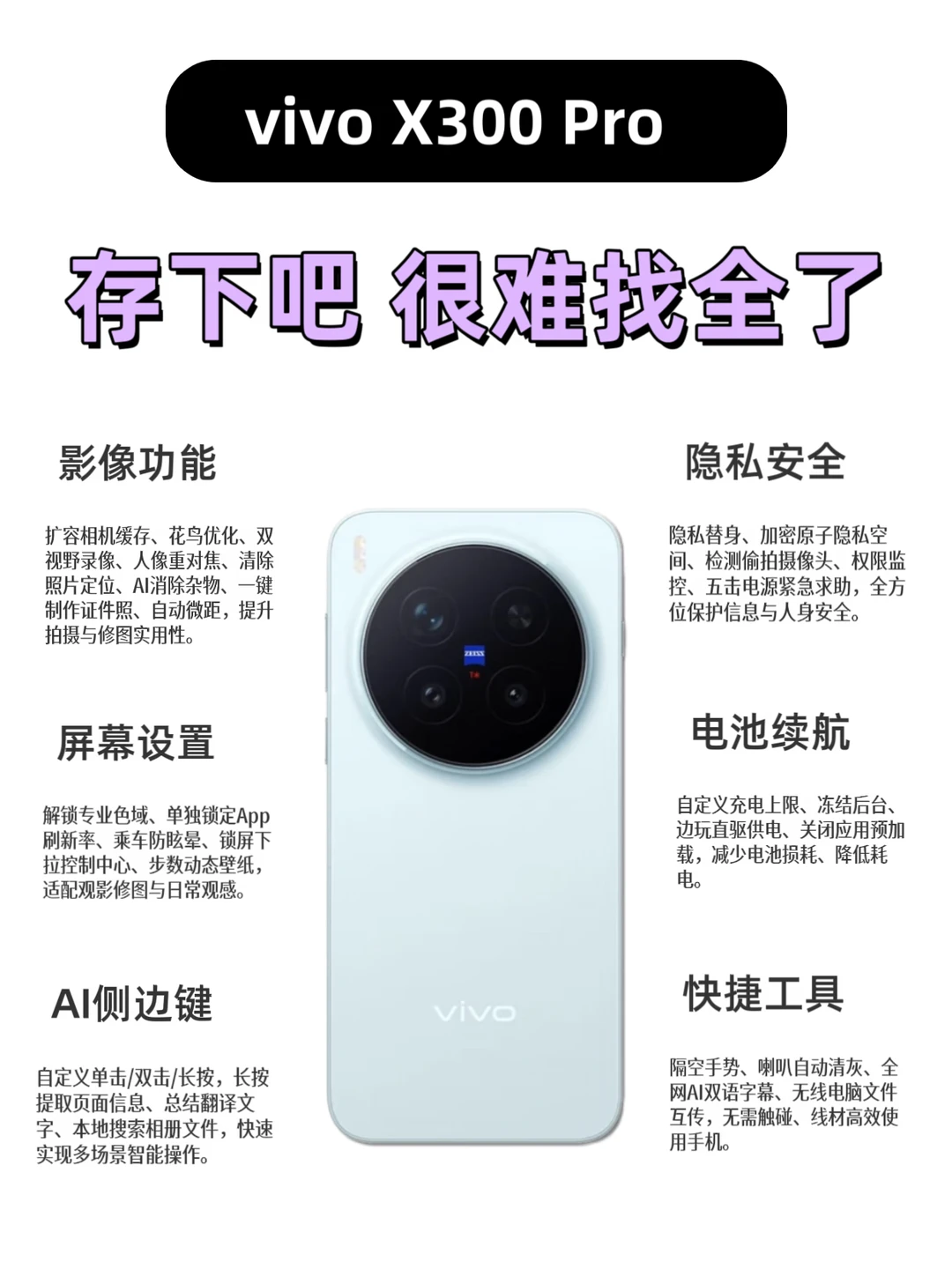 vivo X300 Pro｜30个隐藏功能太香了✨
