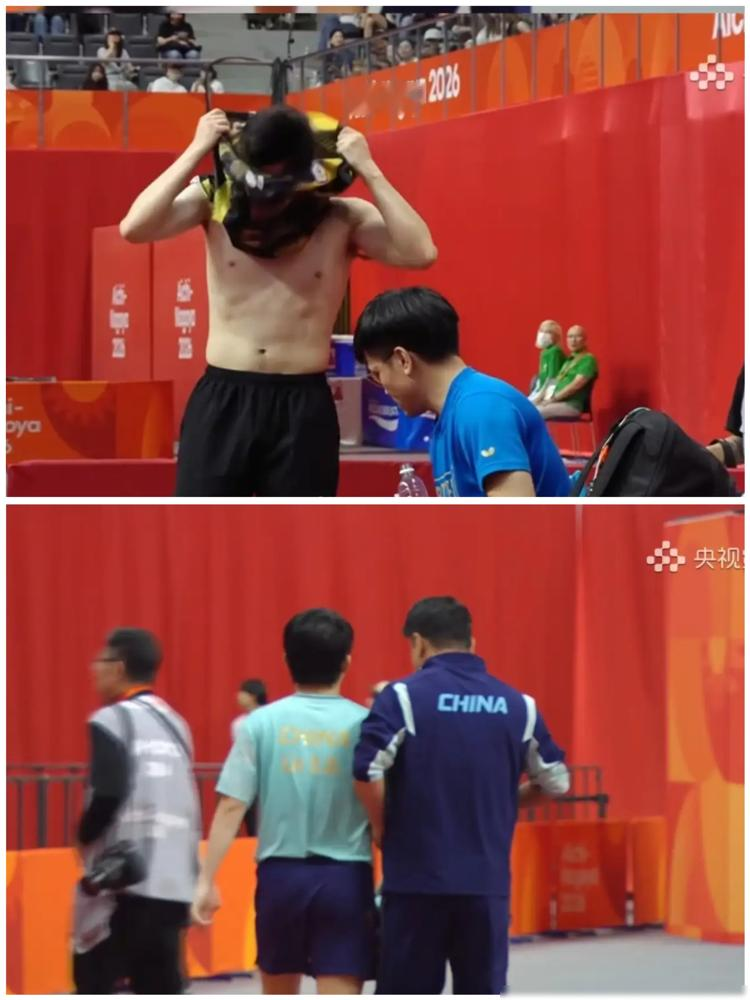 马龙0比2落后，刘国梁直接把人拽出球馆，就干一件事：换衣服。
里约那场球，郑荣植搏杀疯了，马龙浑身湿透，节奏全乱。刘国梁没讲技术，拉着他就往外走，换完干爽球衣，扔下一句：你就当已经输了，老天又赏你一次机会，再进场必须4比0、4比1拿下。
结果马龙连扳四局，4比2翻盘。
看懂没？林诗栋落后王皓让