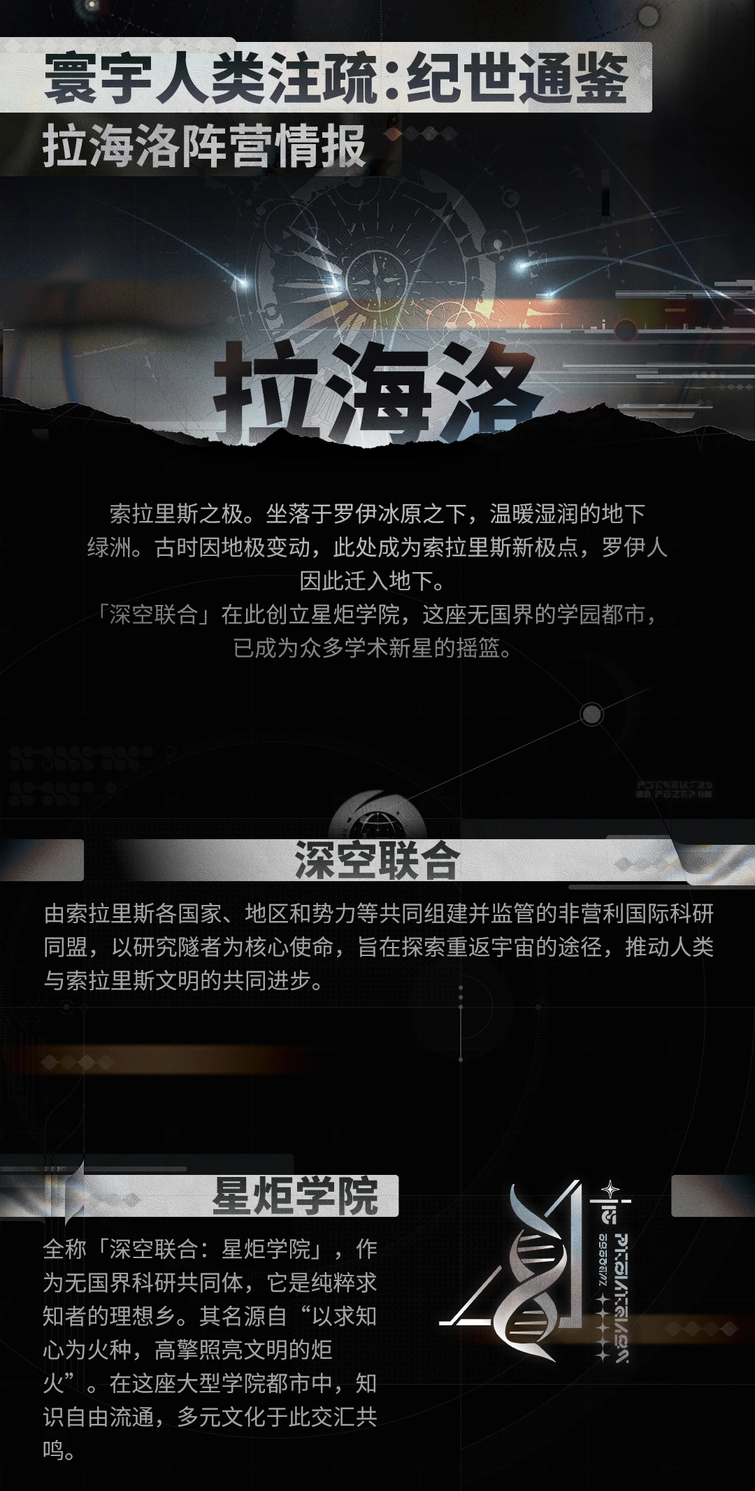 《寰宇人类注疏：纪世通鉴》——拉海洛序篇