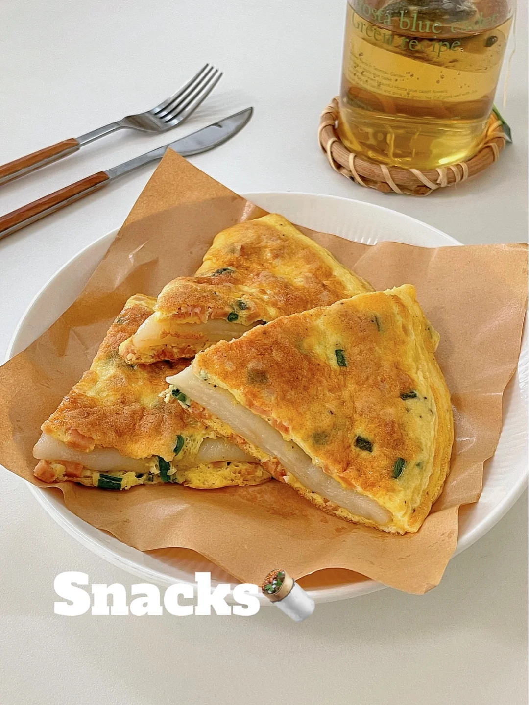 可以摆摊的台州小吃🍳鸡蛋包麻糍，糯叽叽❗️