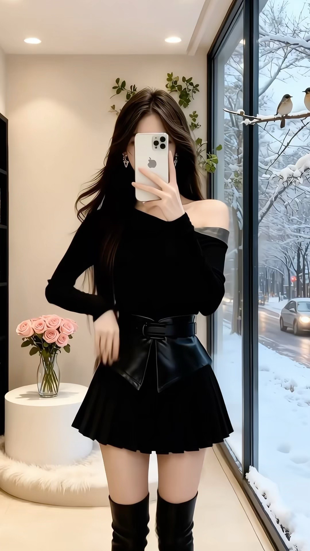 <p>辣妹穿搭 好身材好气质 轻奢女装 黑色系穿搭 引领时尚潮流 <!...