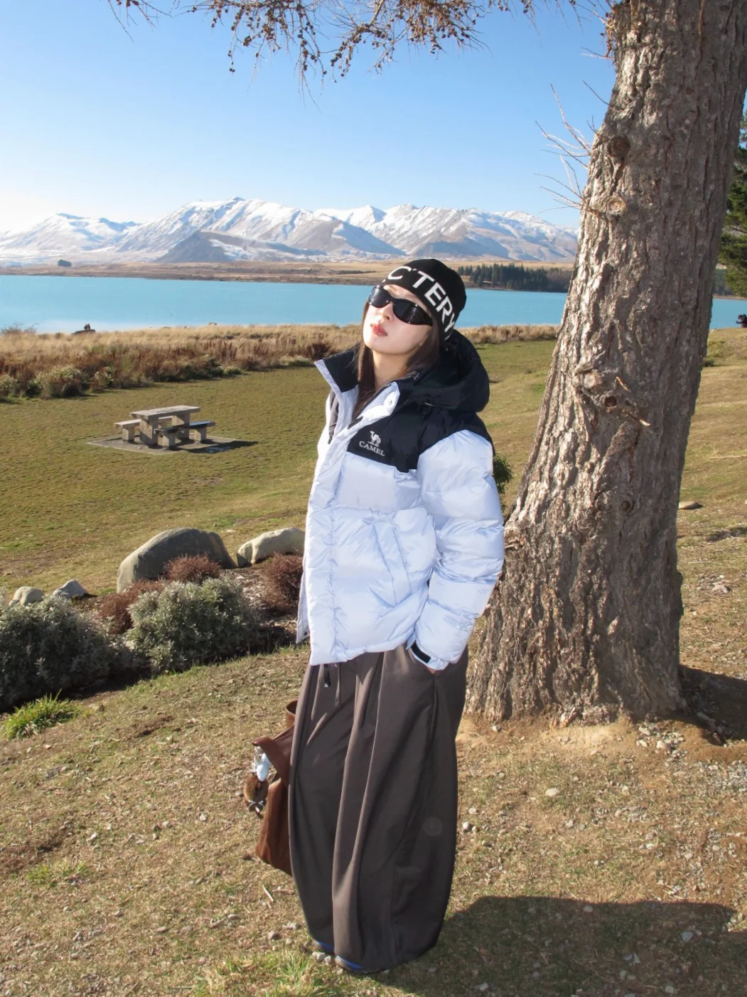 Tekapo vibe🏔️雪山下的鹅绒服选手